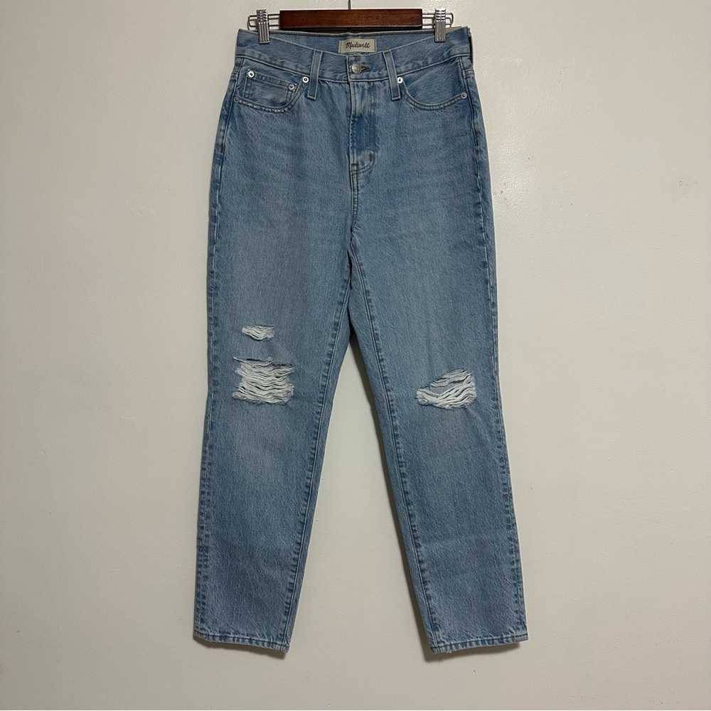 Madewell The Perfect Vintage Jean in Grandbay Wash: Ripped Edition - Picture 5 of 12
